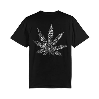 Uhighted-apparel leaf Black T-Shirt